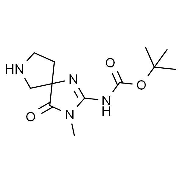 tert-Butyl (3-methyl-4-oxo-1,3,7-triazaspiro[4.4]non-1-en-2-yl)carbamate