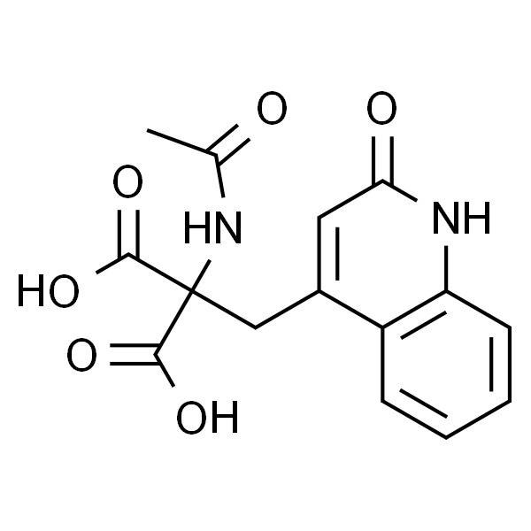 2-(乙酰氨基-2-((2-氧代-1,2-二氢喹啉-4-基)甲基)丙二酸