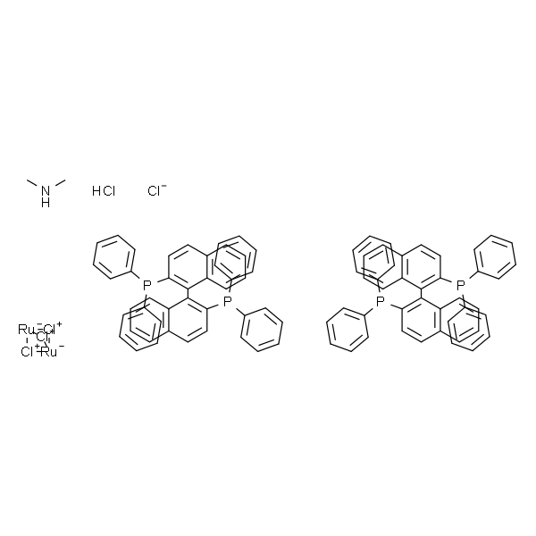 二甲基铵二氯三(μ-氯)二[(S)-(-)-2,2'-二(二苯基膦基)-1,1'-联萘基]二钌酸盐(II)