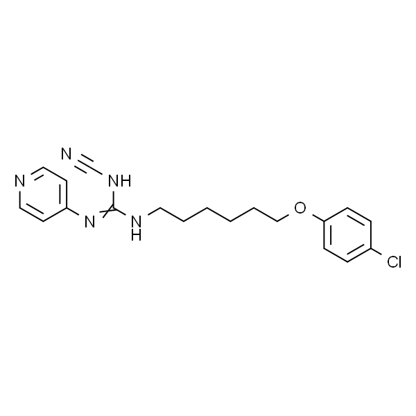 1-(6-(4-氯苯氧基)己基)-3-氰基-2-(吡啶-4-基)胍