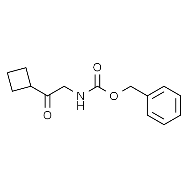 Carbamic acid, N-(2-cyclobutyl-2-oxoethyl)-, phenylmethyl ester