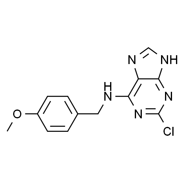 9H-Purin-6-amine, 2-chloro-N-[(4-methoxyphenyl)methyl]-