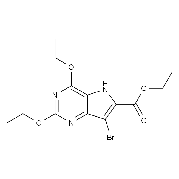 7-溴-2,4-二乙氧基-5H-吡咯并[3,2-d]嘧啶-6-甲酸乙酯