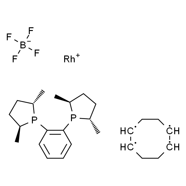 (+)-1,2-双((2S,5S)-2,5-二甲基磷杂环戊烷)苯(1,5-环辛二烯)铑(I)四氟硼酸盐