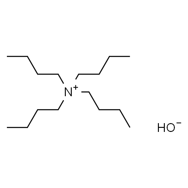 四正丁基氢氧化铵, 55%水溶液 w/w .