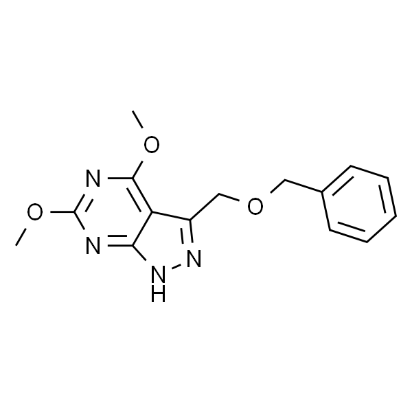 3-((苄氧基)甲基)-4,6-二甲氧基-1H-吡唑并[3,4-d]嘧啶