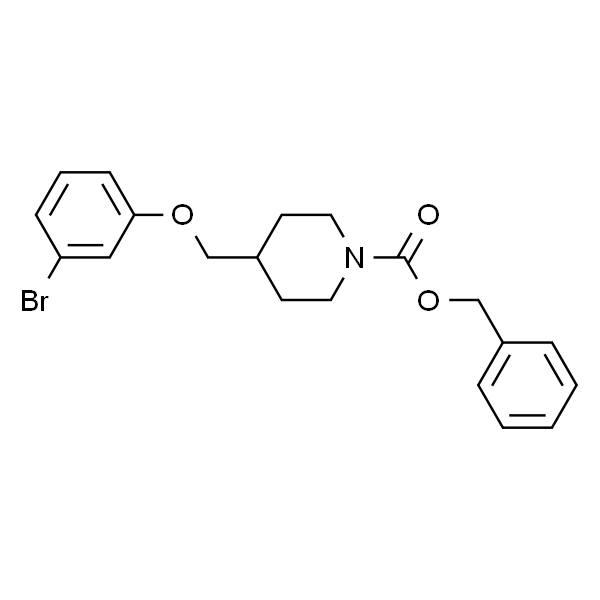 4-((3-溴苯氧基)甲基)哌啶-1-甲酸苄酯