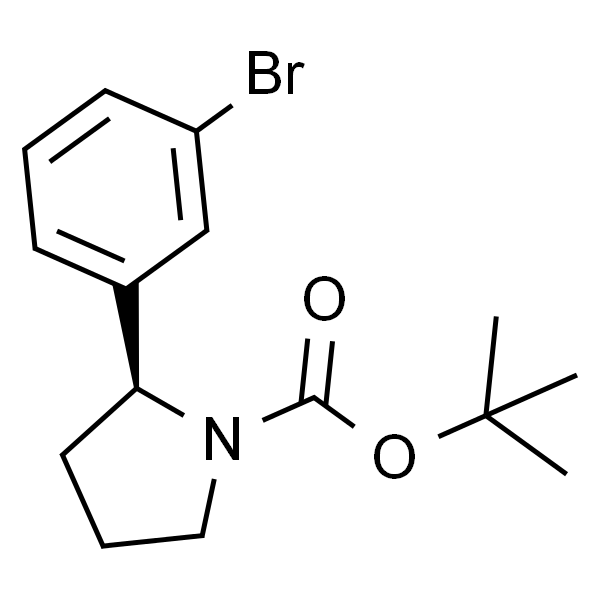 (S)-2-(3-溴苯基)吡咯烷-1-羧酸叔丁酯