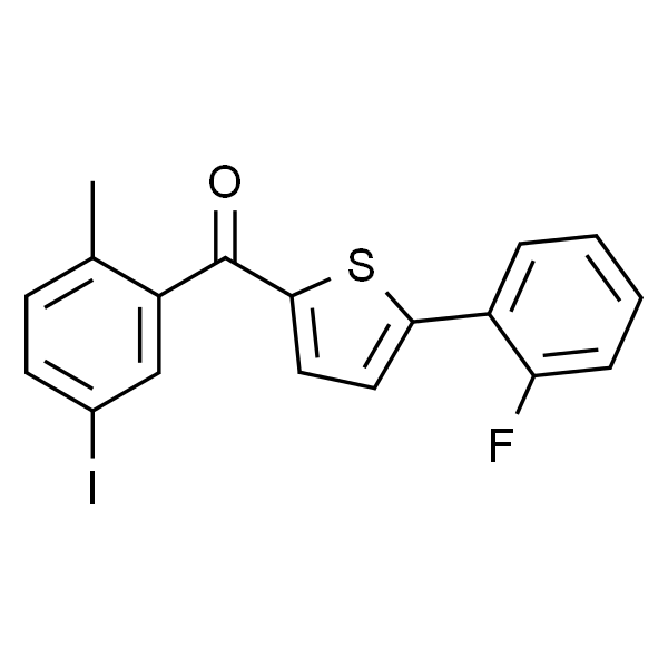 (5-(2-氟苯基)噻吩-2-基)(5-碘-2-甲基苯基)甲酮