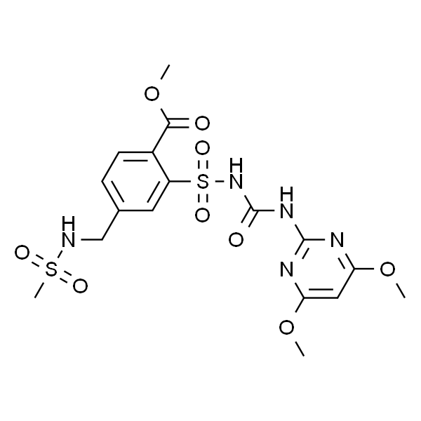 2-(N-((4,6-二甲氧基嘧啶-2-基)氨基甲酰基)氨基磺酰基)-4-(甲基磺酰胺基甲基)苯甲酸甲酯