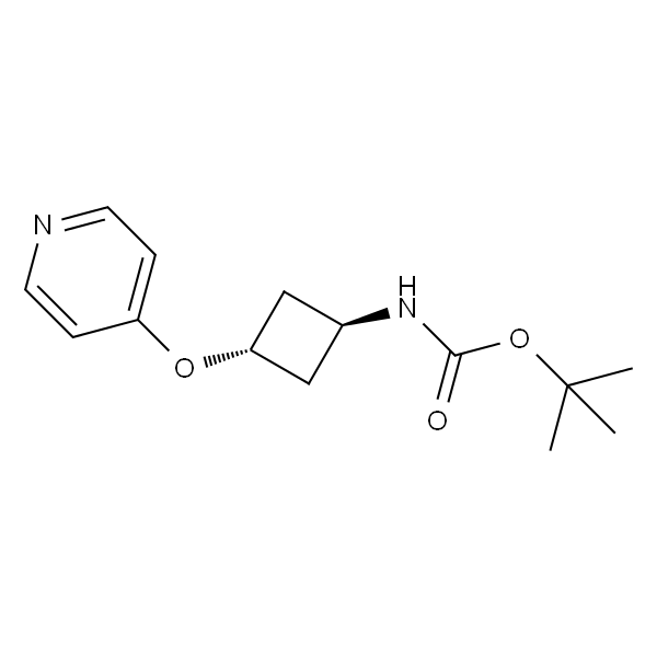 (反式-3-(吡啶-4-基氧基)环丁基)氨基甲酸叔丁酯