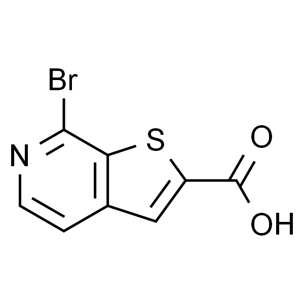 7-溴代噻吩并[2,3-c]吡啶-2-羧酸