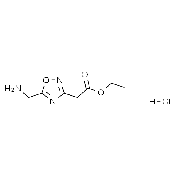 2-(5-(氨基甲基)-1,2,4-噁二唑-3-基)乙酸乙酯盐酸盐
