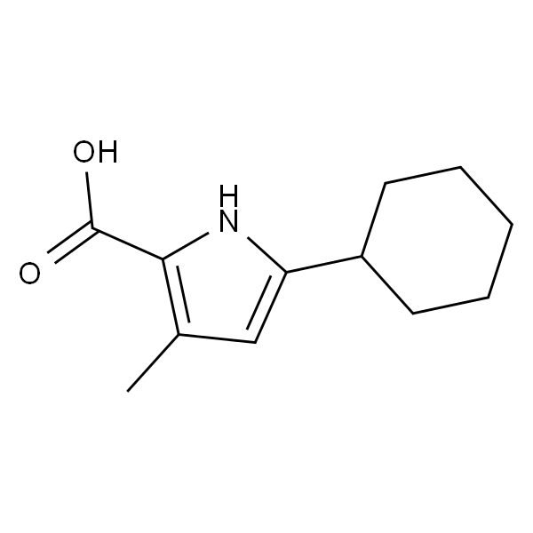 5-环己基-3-甲基-1H-吡咯-2-羧酸