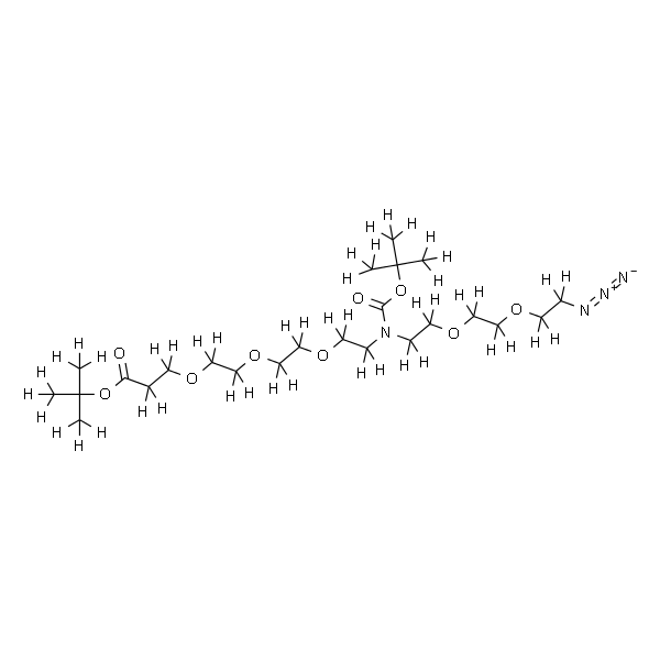 N-(Azido-PEG2)-N-Boc-PEG3-Boc