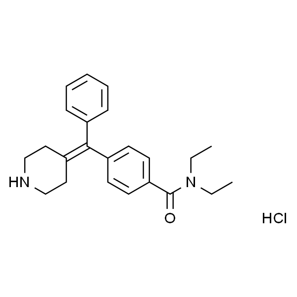 N,N-二乙基-4-(苯基(哌啶-4-亚基)甲基)苯甲酰胺盐酸盐