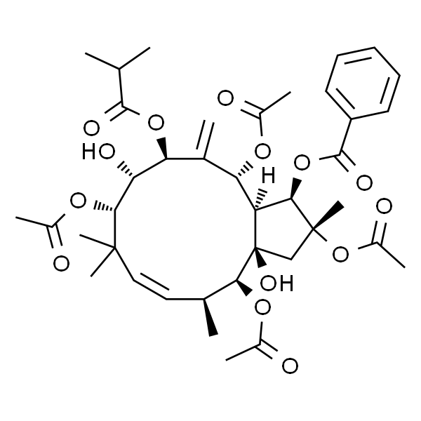 2,5,9,14-四乙酰氧基-3-苯甲酰基氧基-8,15-二羟基
