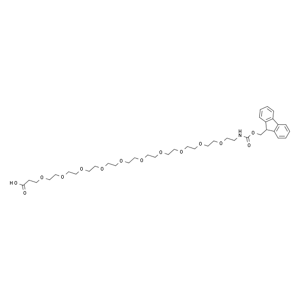 芴甲氧羰基-NH-PEG10-CH2CH2COOH