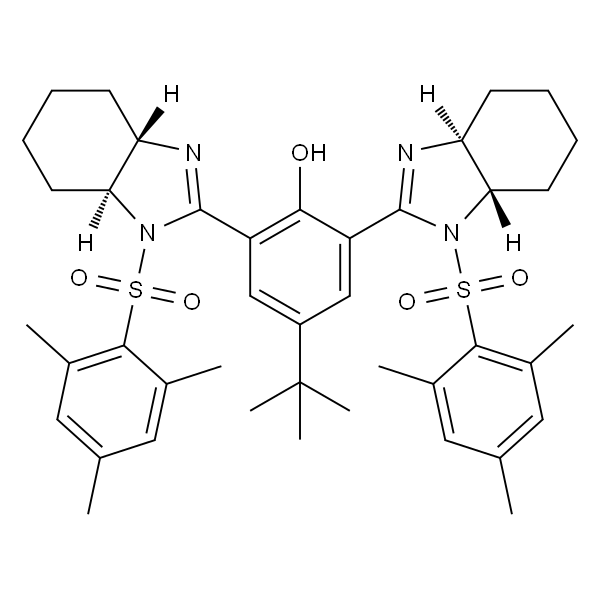 (-)-4-叔丁基-2,6-双[(4S,5S)-4,5-四亚甲基-1-(2,4,6-三甲基苯磺酰基)咪唑啉-2-基]苯酚	(含≤5%的二氯甲烷)