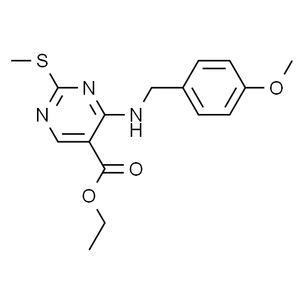 4-[[(4-甲氧基苯基)甲基]氨基]-2-甲硫基-5-嘧啶羧酸乙酯