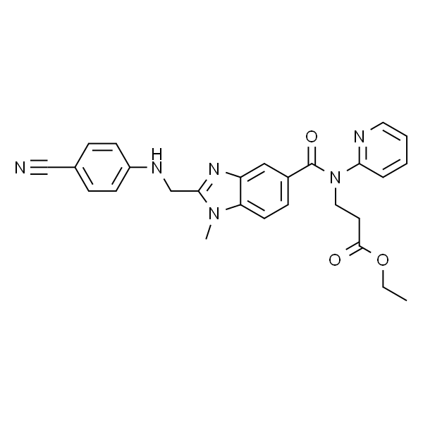 3-[[[2-[[(4-氰基苯基)氨基]甲基]-1-甲基-1H-苯并咪唑-5-基]羰基]吡啶-2-基氨基]丙酸乙酯