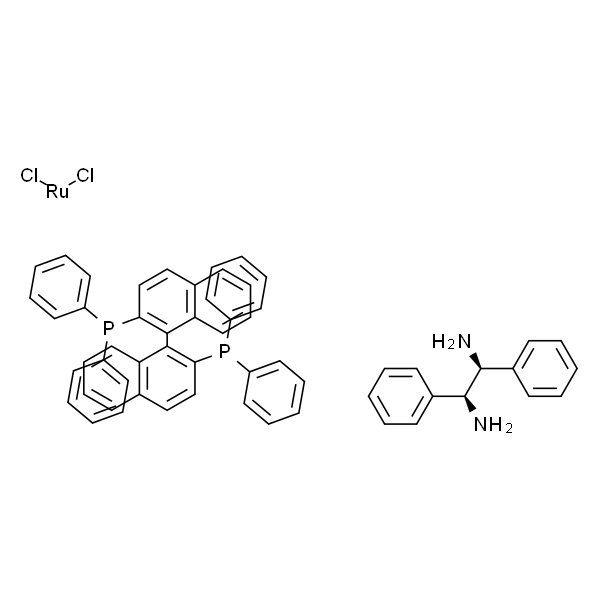 二氯[(R)-(+)-2,2'-双(二苯基膦)-1,1'-联萘基][(1S,2S)-(-)-1,2-二苯基乙二胺]钌(II)