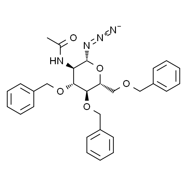 2-乙酰氨基-3,4,6-三-O-苄基-2-脱氧-β-D-吡喃葡萄糖酰基叠氮化物