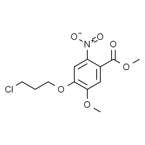 4-(3-氯丙氧基)-5-甲氧基-2-硝基苯甲酸甲酯