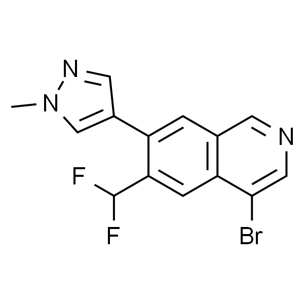 4-溴-6-(二氟甲基)-7-(1-甲基-1H-吡唑-4-基)异喹啉