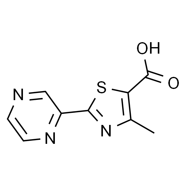 4-Methyl-2-(2-pyrazinyl)thiazole-5-carboxylic acid