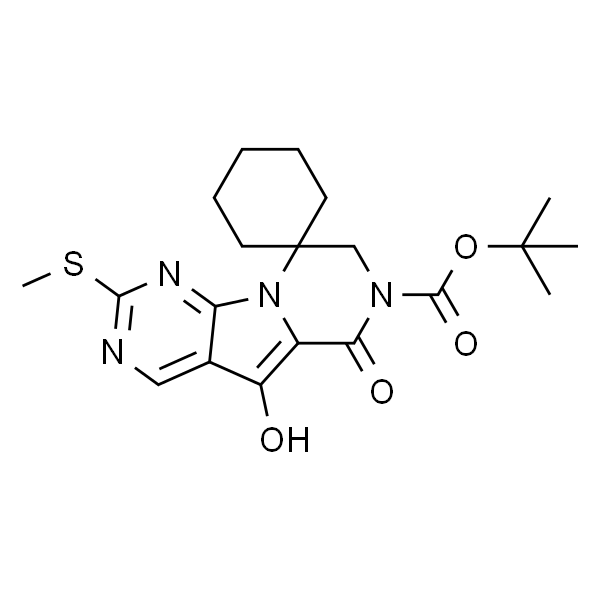 5''-羟基-2''-(甲硫基)-6''-氧代-6''H-螺[叔丁基][环己烷-1,9''-吡嗪[1'',2'':1,5]吡咯并[2,3]-d]嘧啶]-7''(8''H)-羧酸盐