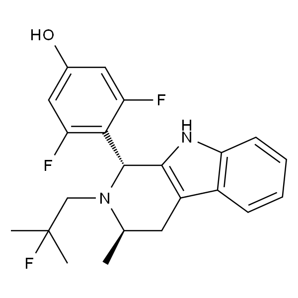 3,5-二氟-4-((1R,3R)-2-(2-氟-2-甲基丙基)-3-甲基-2,3,4,9-四氢-1H-吡啶[3,4-b]吲哚-1-基)苯酚