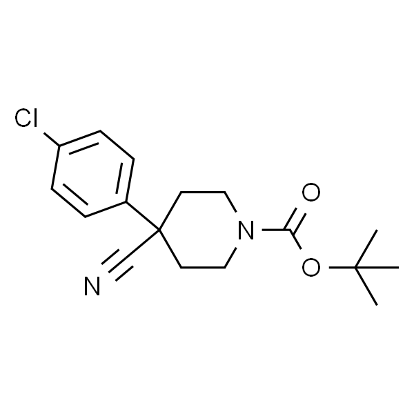 4-(4-氯苯基)-4-氰基哌啶-1-羧酸叔丁酯