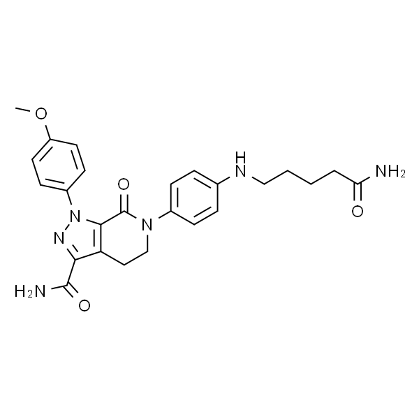 6-(4-((5-氨基-5-氧代戊基)氨基)苯基)-1-(4-甲氧基苯基)-7-氧代-4,5,6,7-四氢-1H-吡唑并[3,4c]吡啶-3-甲酰胺