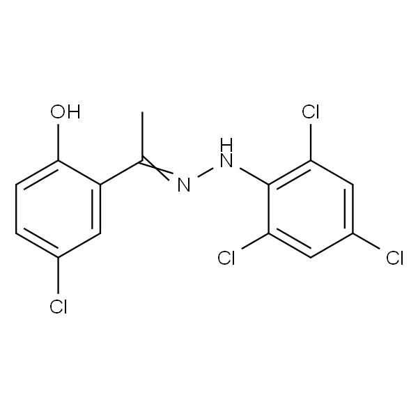 (E)-4-氯-2-(1-(2-(2,4,6-三氯苯基)肼)乙基)苯酚