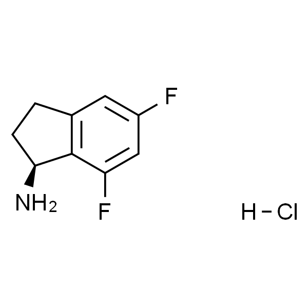 (S)-5,7-二氟-2,3-二氢-1H-茚-1-胺盐酸盐