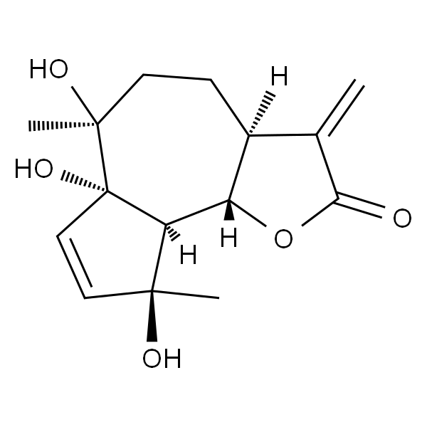 1α,4β,10β-Trihydroxyguaia-2,11(13)-dien-12,6α-olide