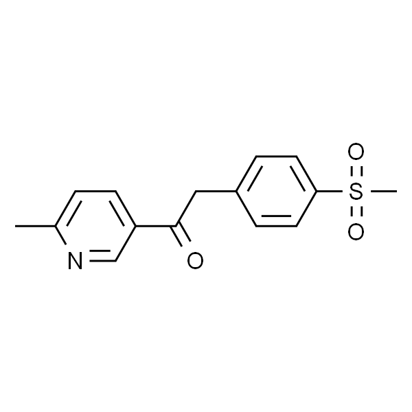 2-(4-甲磺酰基苯基)-1-(6-甲基吡啶-3-基)-乙酮