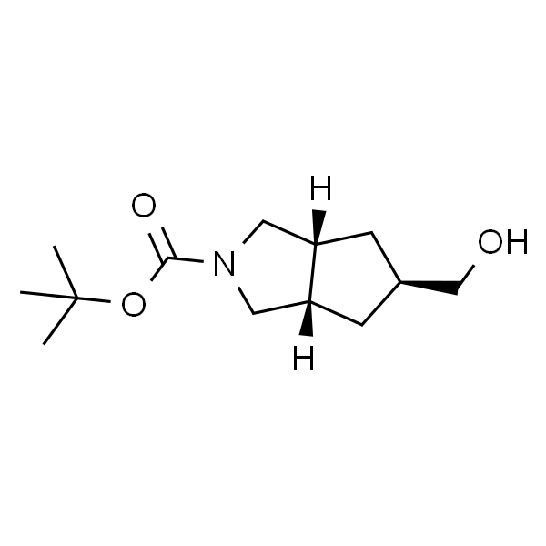 rel-叔丁基(3aR,6aS)-5-(羟甲基)六氢环戊[c]吡咯-2(1H)-羧酸盐