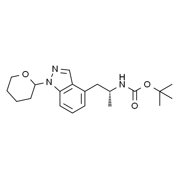 ((2R)-1-(1-(1-(四氢-2H-吡喃-2-基)-1H-吲唑-4-基)丙-2-基)氨基甲酸叔丁酯