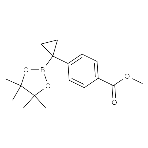 4-（1-（4，4，5，5-四甲基-1，3，2-二氧杂硼烷-2-基）环丙基）苯甲酸甲酯