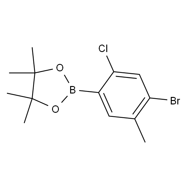 2-(4-溴-2-氯-5-甲基苯基)-4,4,5,5-四甲基-1,3,2-二氧杂硼烷