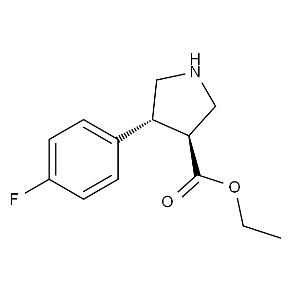 反式-4-（4-氟苯基）吡咯烷-3-羧酸乙酯