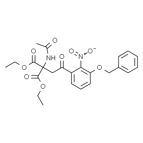 2-(Acetylamino)-2-[2-[2-nitro-3-(phenylmethoxy)phenyl]-2-oxoethyl]propanedioic Acid 1,3-Diethyl Este