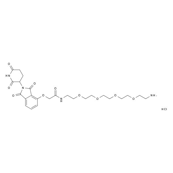 Thalidomide-O-amido-PEG4-C2-NH2 hydrochloride
