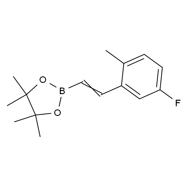 （E）-2-（5-氟-2-甲基苯乙烯基）-4，4，5，5-四甲基-1，3，2-二氧杂硼烷