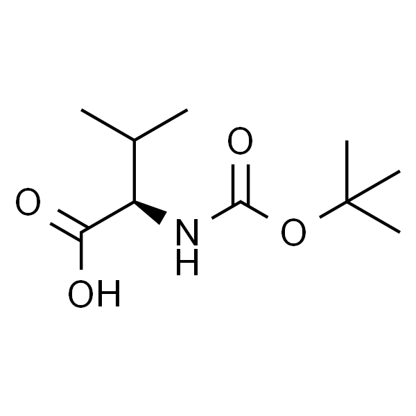 N-(叔丁氧羰基)-D-缬氨酸