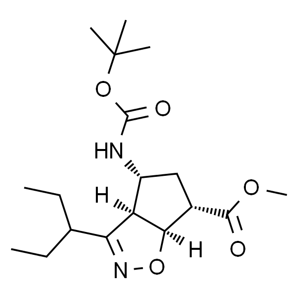 (3aR,4R,6S,6aS)-4-[叔丁氧羰基氨基]-3-(1-乙基丙基)-3a,5,6,6a-四氢-4H-环戊并[d]异恶唑-6-羧酸甲酯