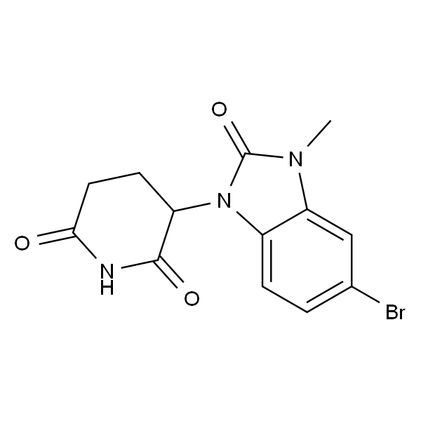 3-(5-溴-3-甲基-2-氧代-2,3-二氢-1H-苯并[d]咪唑-1-基)哌啶-2,6-二酮