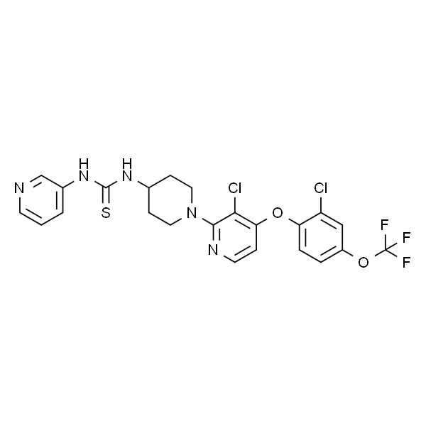 1-(1-(3-氯-4-(2-氯-4-(三氟甲氧基)苯氧基)吡啶-2-基)哌啶-4-基)-3-(吡啶-3-基)硫脲